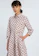 Minimal 3/4 Sleeves Polka Dress 1