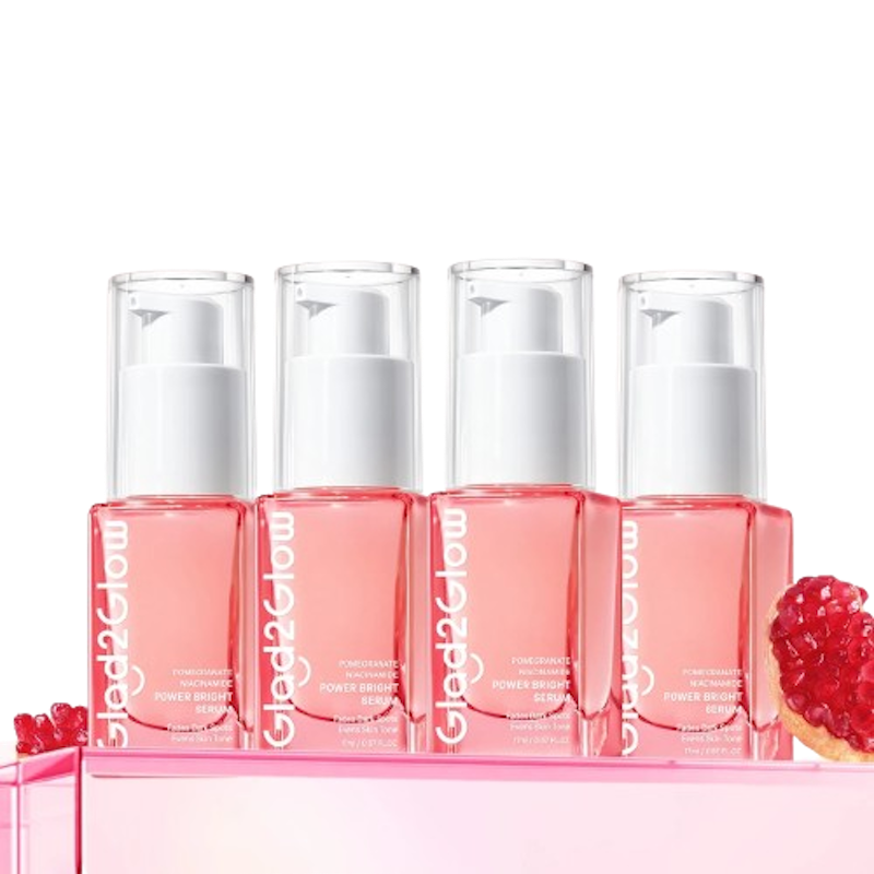 Glad2Glow Pomegranate 10% Niacinamide Power Bright White Serum 1