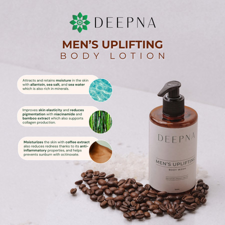 DEEPNA Men’s Uplifting Body Lotion 3