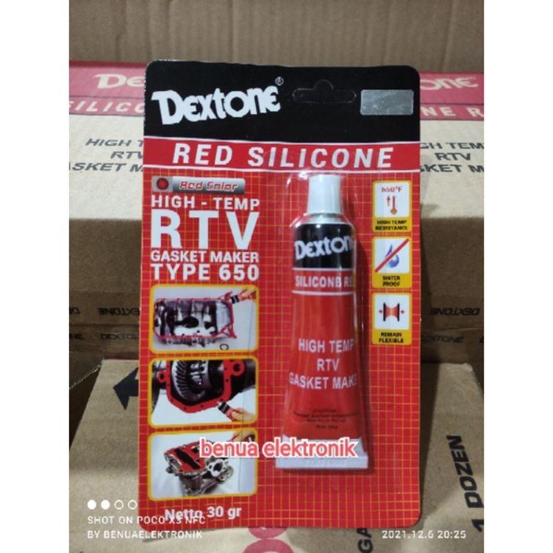 Dextone RTV Silicone Red 3