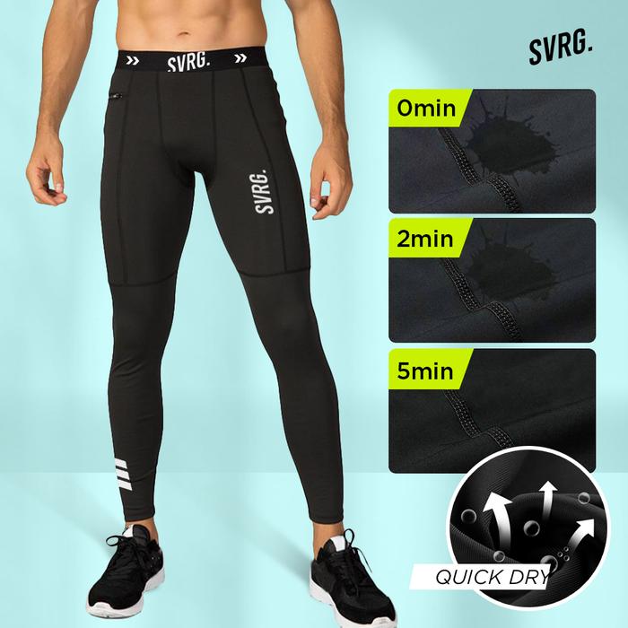 SVRG ONYX Men Compression Pants