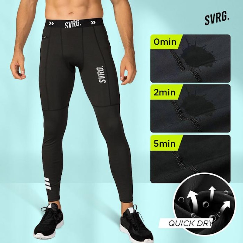 SVRG ONYX Men Compression Pants 3