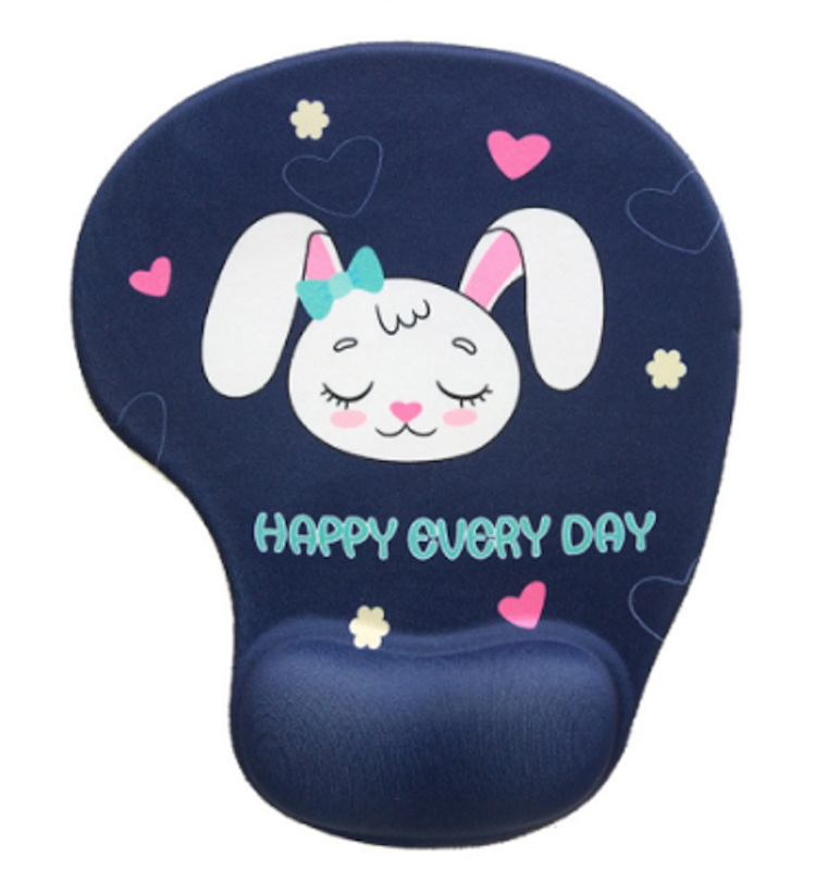 Mouse Pad Silikon Dengan Bantalan Pergelangan Tangan Motif Kartun 4