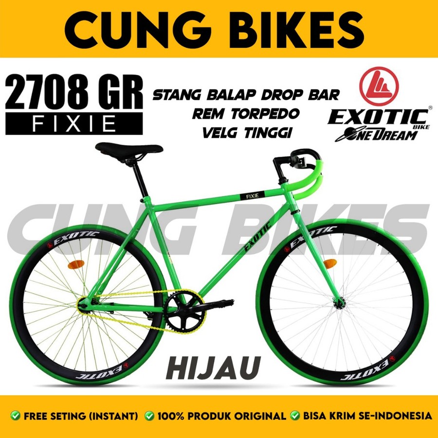 Exotic Sepeda Fixie  ET-2708 GR