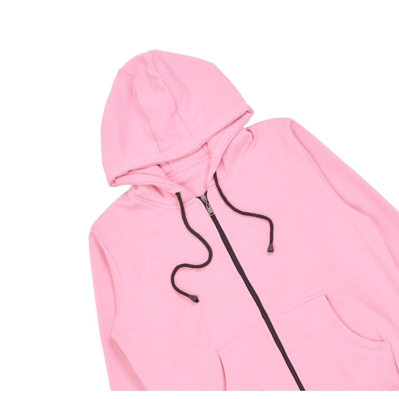 Hoodie Sletting Basic - Pink Baby 2