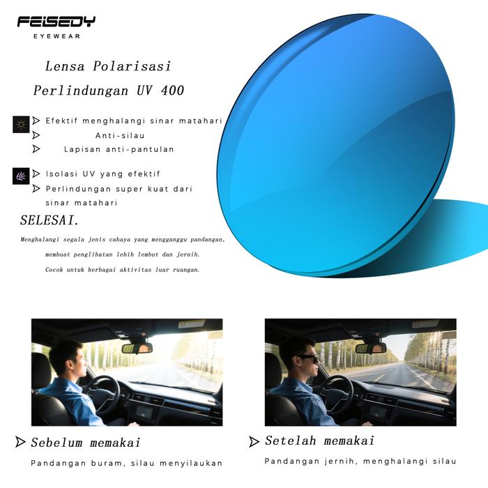  Feisedy Eyewear Sunglasses RC2504