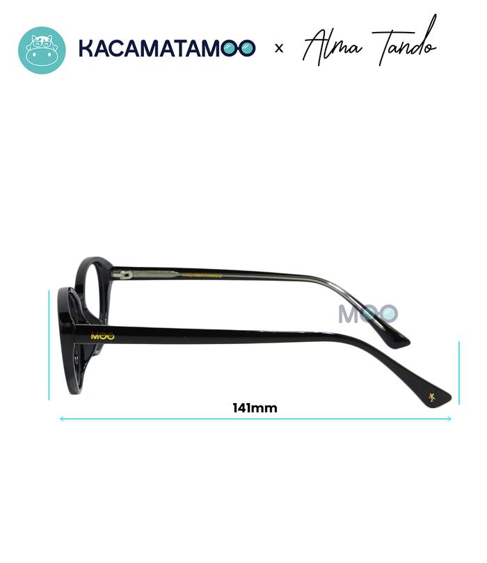 Kacamatamoo Sukses International KACAMATAMOO x Alma Tando Frame LUNA Cat Eye QQ7038