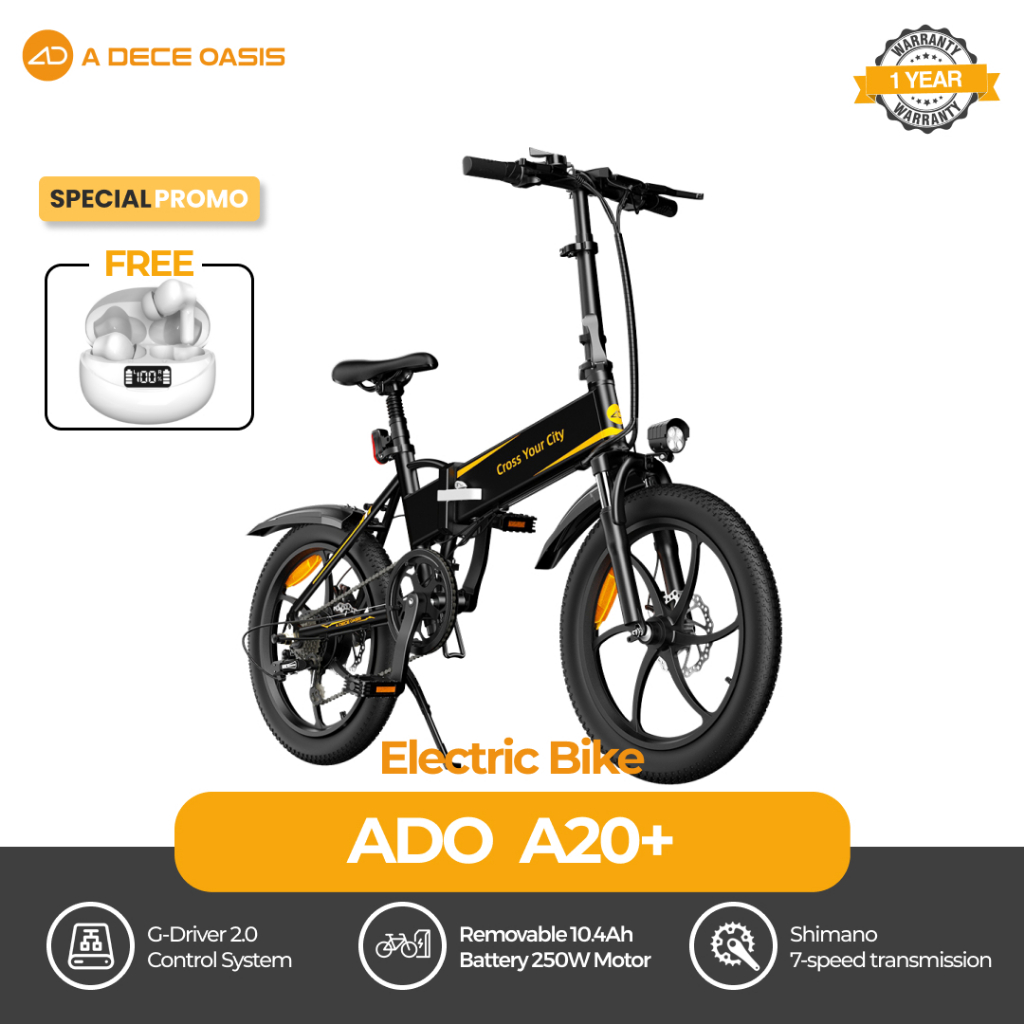 ADO E-Bike ADO E-Bike Folding Electric Bike A20+