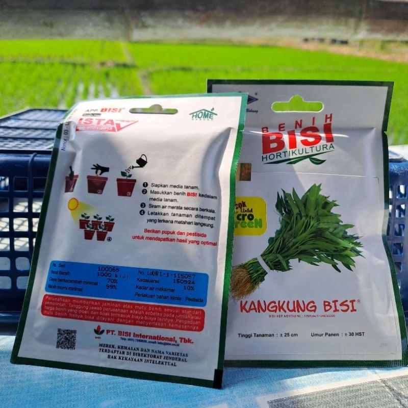 BISI Internasional  Kangkung Bisi Cap Kapal Terbang