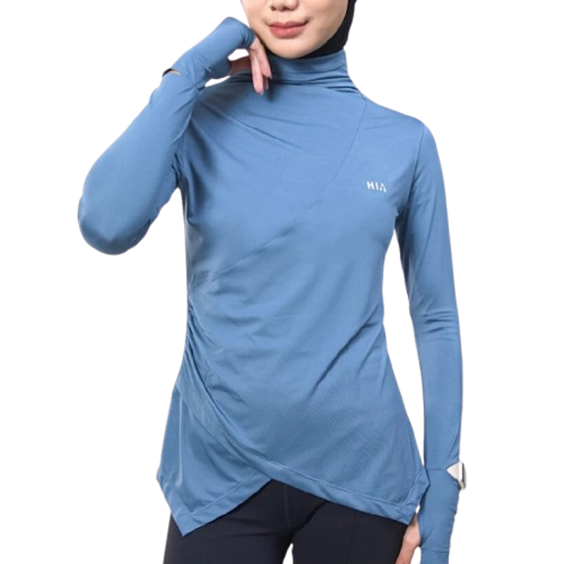 HIA Everywear Lumi Ruched Shirt 1