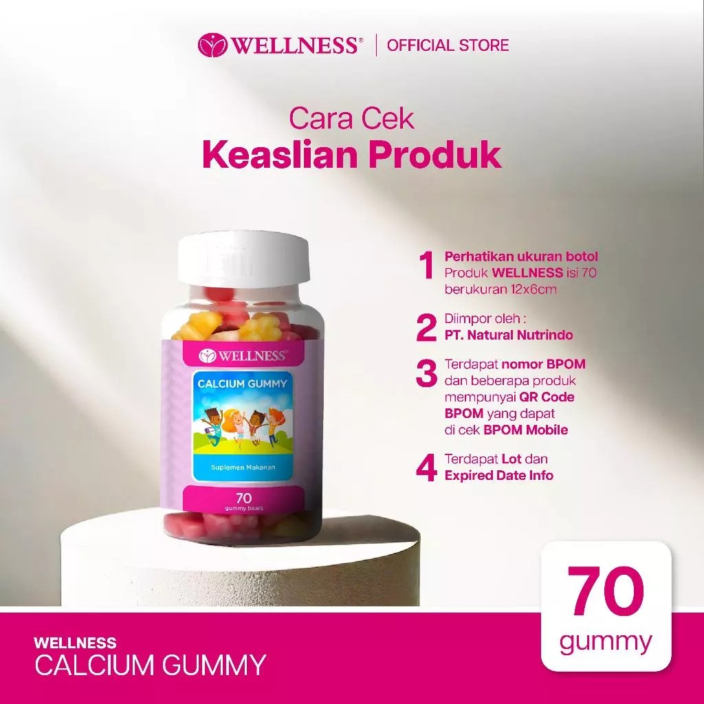 Natural Nutrindo Wellness Calcium Gummy