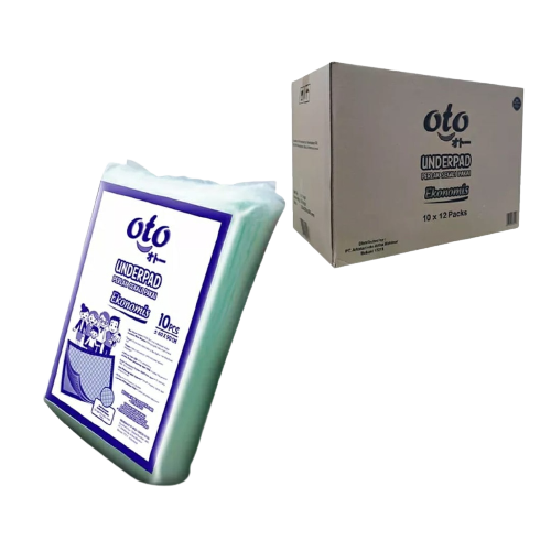 OTO Underpad Perlak Sekali Pakai Ekonomis 10 x 12 Packs