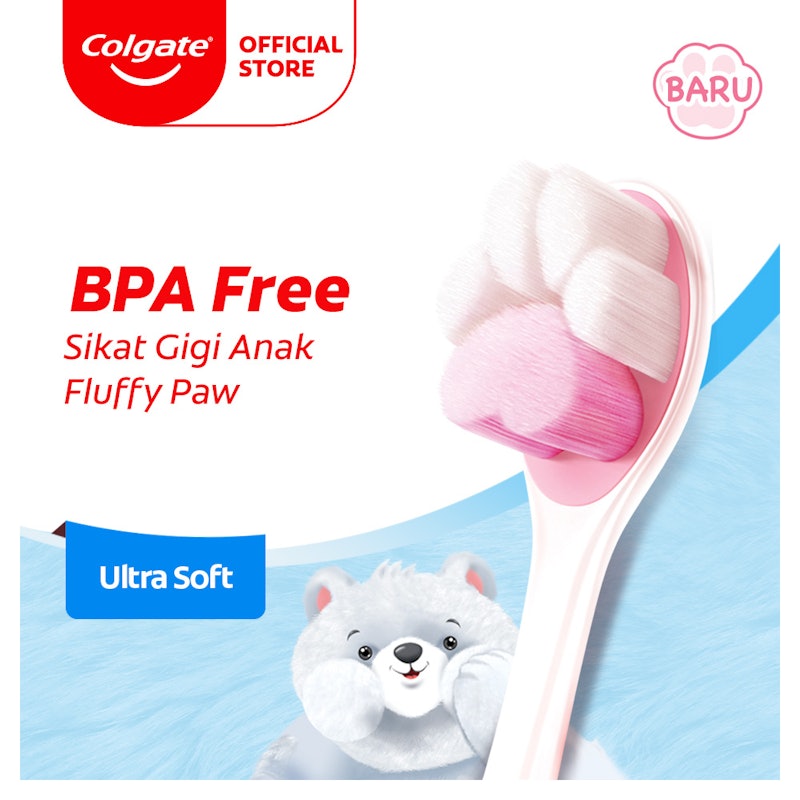 Colgate Gentle Kids Fluffy Paw Toothbrush 3