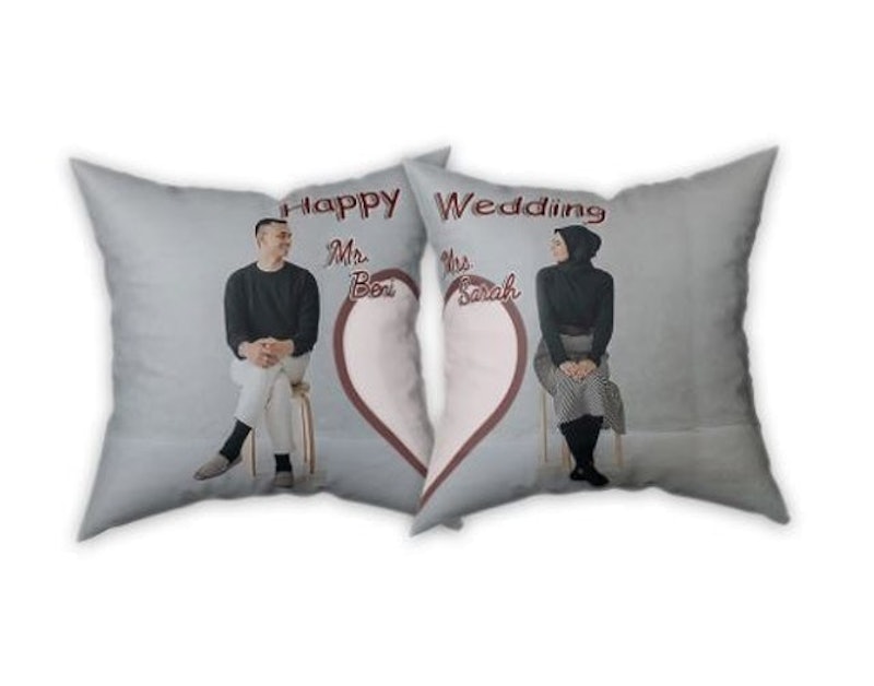 Bantal Couple Custom Foto Printing 1