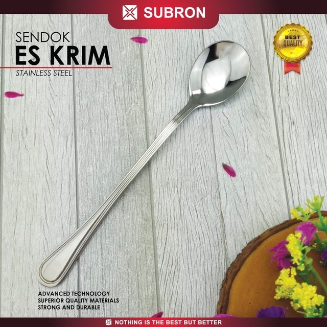 SUBRON  Sendok Ice Cream Stainless Steel 