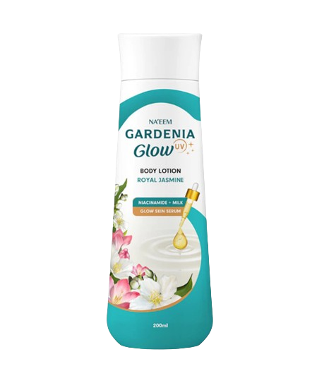 Na'eem Gardenia Glow Body Lotion Royal Jasmine