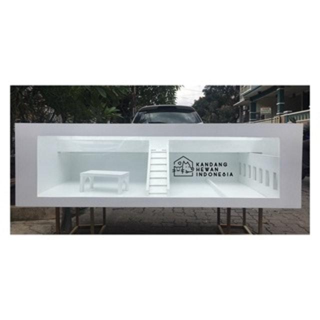  Cassie Kandang Marmut Kayu PVC