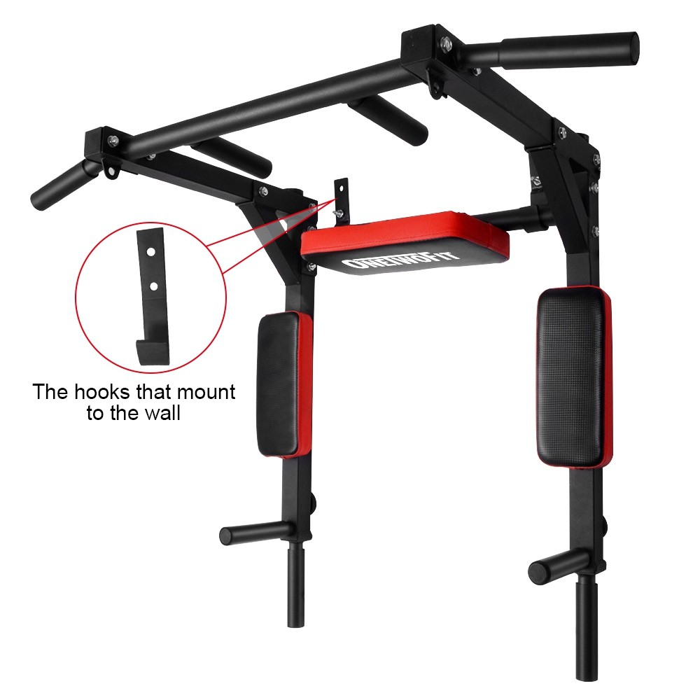 OneTwoFit Health&Fitnes OneTwoFit Multifunctional Wall Mounted Pull Up Bar