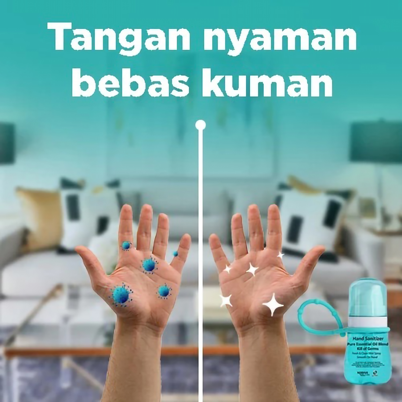 Norvus Indonesia Norvus Hand Sanitizer with Strap 
