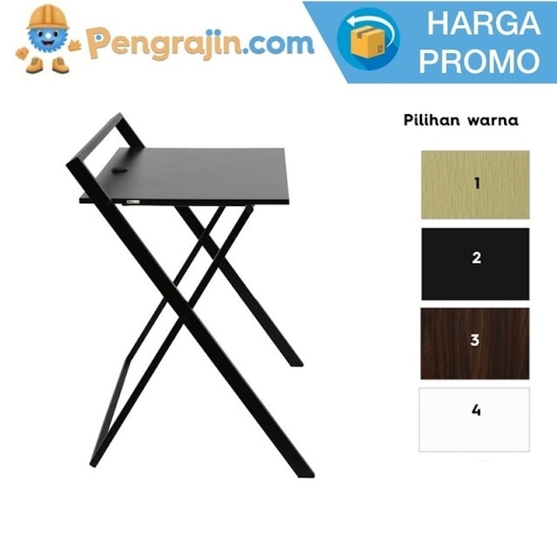 Meja Belajar Dan Kerja Lipat Minimalis Edition 4