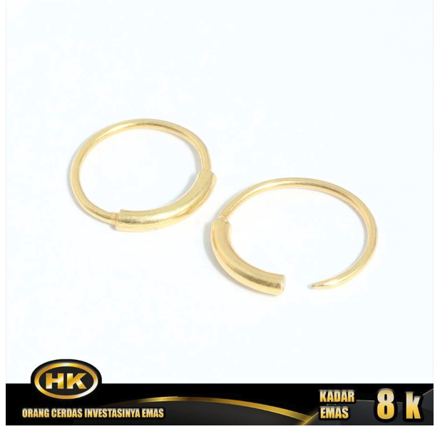 Mega Karya Mitra Persada HK Mustika Gold Anting Emas 8K Tindik
