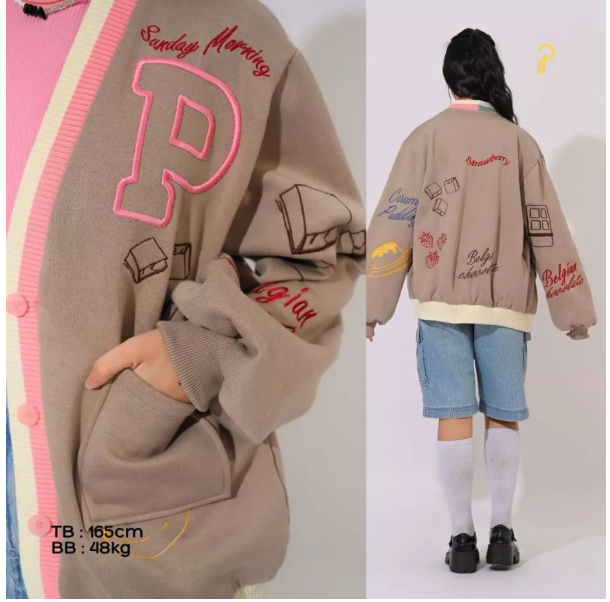 Pakepakaii Caramel Cardigan Wanita 2
