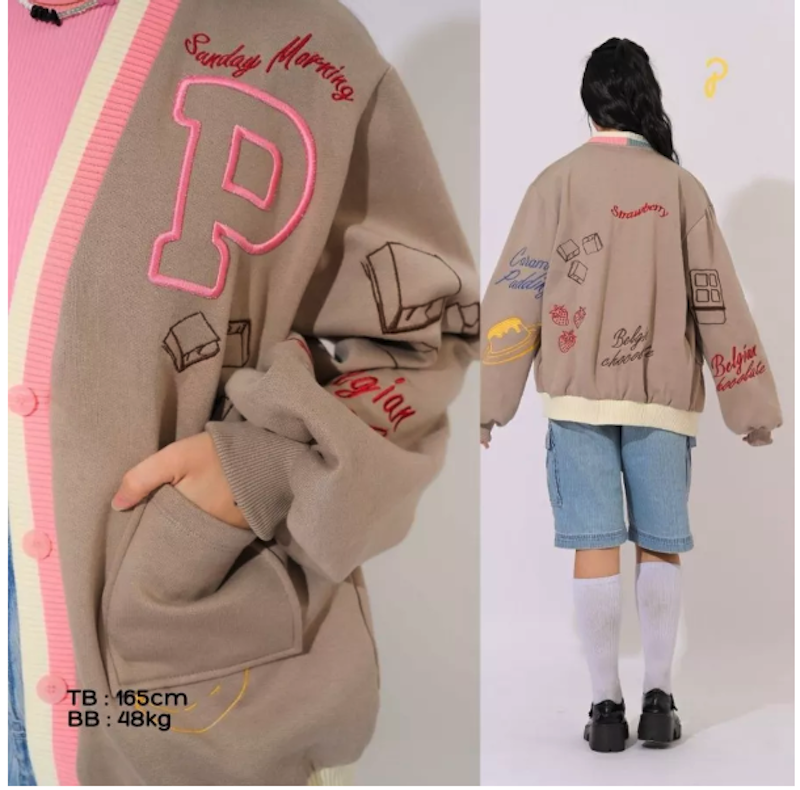 Pakepakaii Caramel Cardigan Wanita 2