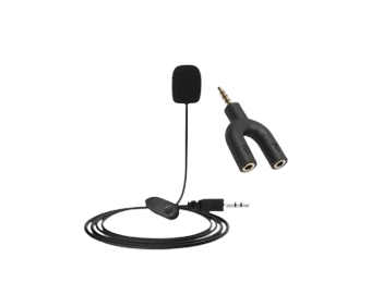 G-POWER Lavalier Microphone Clip On Mini Kabel Jack 3.5mm