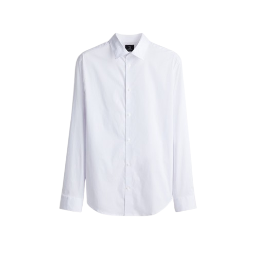 H&M Pria Slim Fit Strech Shirt  1