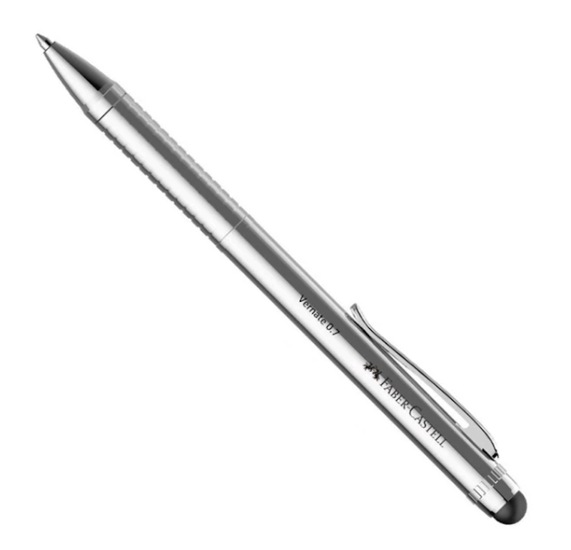 Faber-Castell Vernate Stylus Pen Silver Metalic 3