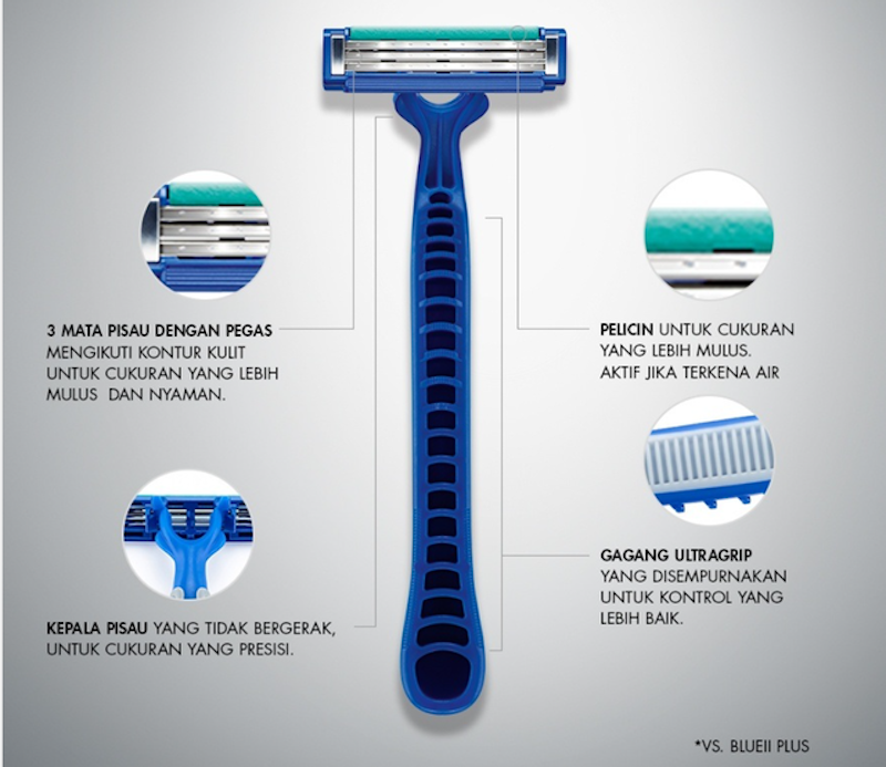 Gillette® Blue™ 3 Flexi 3