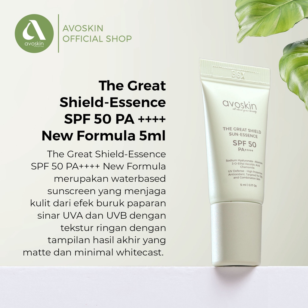AVO Innovation Technology Avoskin The Great Shield SPF 50 PA++++