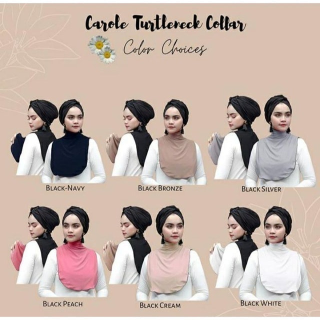 Winona Modest Carole Turtleneck Collar