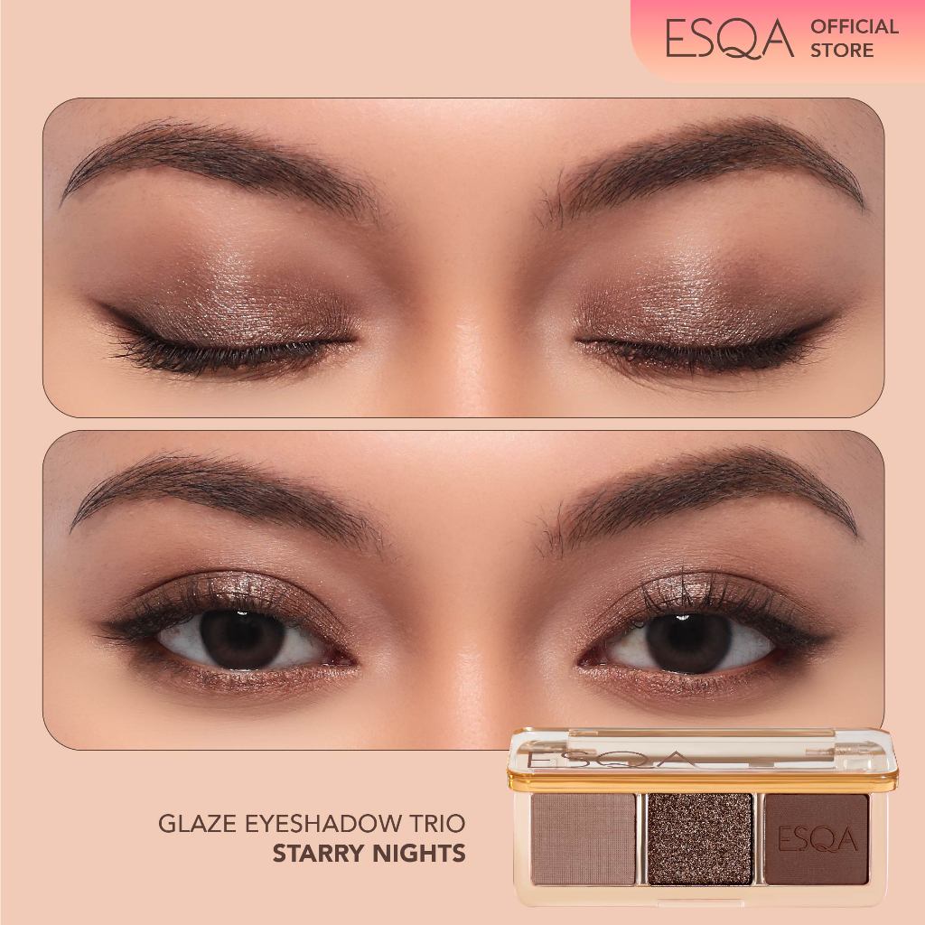 Keva Cosmetics International ESQA Glaze Eyeshadow Trio - Starry Nights