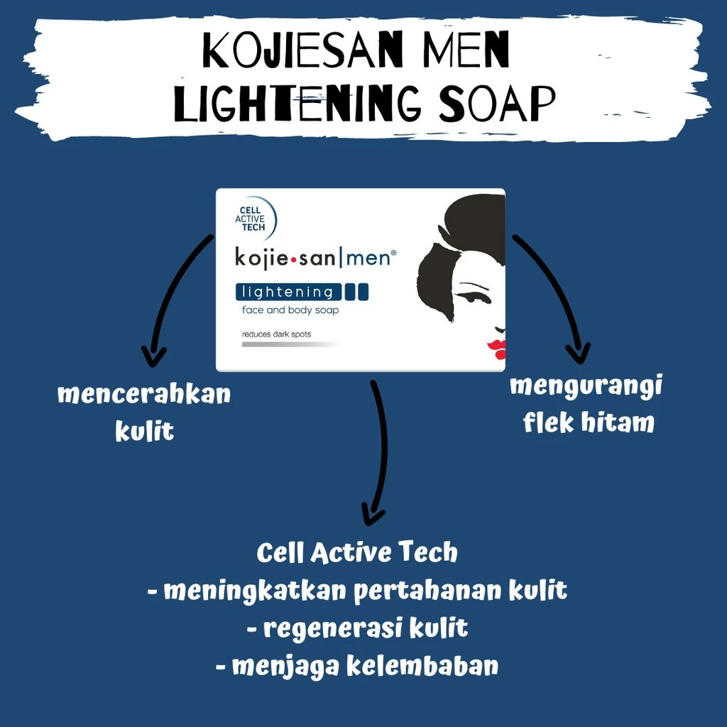Beauty Elements Ventures Kojie-San Men Lightening Face and Body Soap