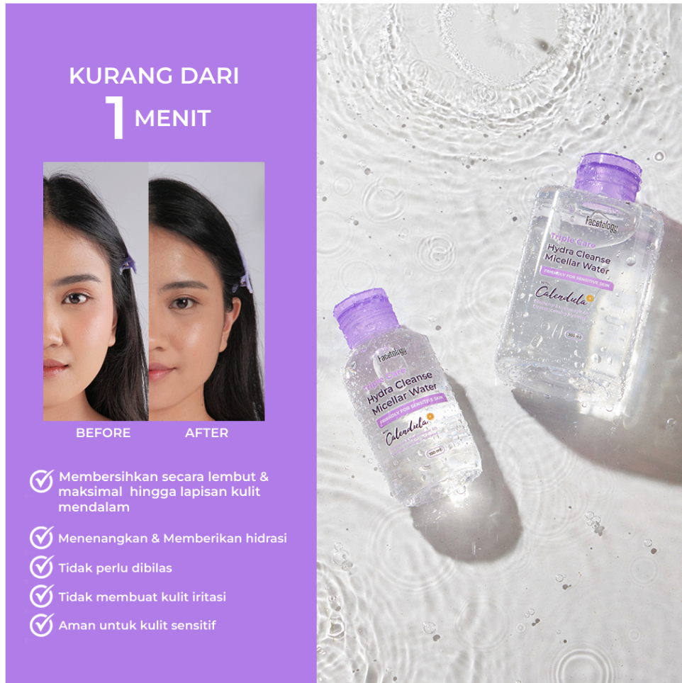 Facetology Innovation Technology Facetology Triple Care Hydra Cleanse Micellar Water