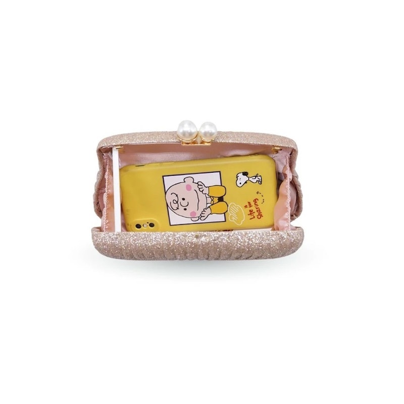 Waiwai Clutch Tas Pesta Gliter Mewah 5