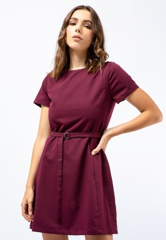 The Executive Mini Dress With Belt 1