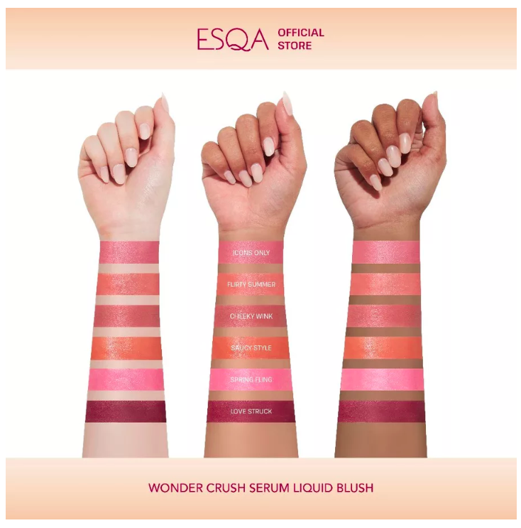 Keva Cosmetics International ESQA Wonder Crush Serum Liquid Blush Saucy Style