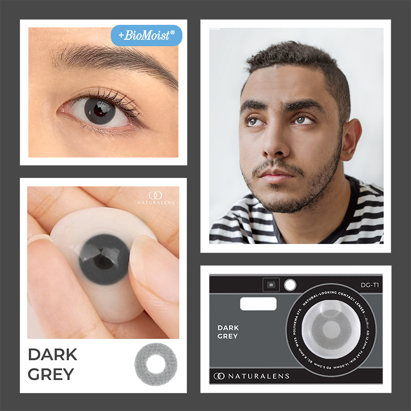 Dark Grey Softlens Biomoist®  3