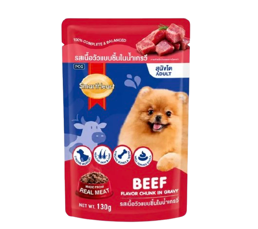 SmartHeart Pouch Wet Dog Food