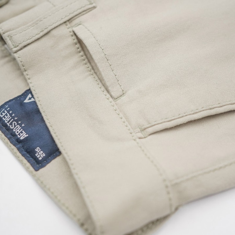 AEROSTREET Chinos Elvano Krem 4
