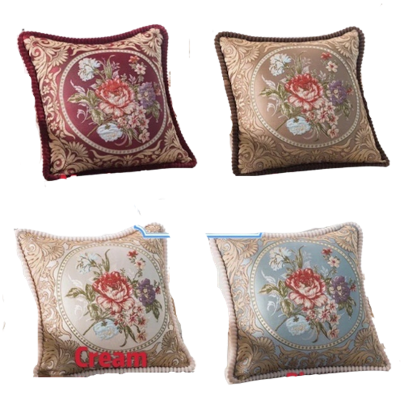 Sarung Bantal Sofa Motif Mewah