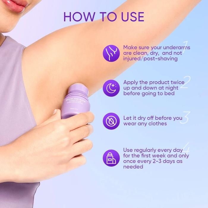 Shanghai Ayara Cosmetics Grace and Glow Invisible Smooth Antiperspirant Roll On