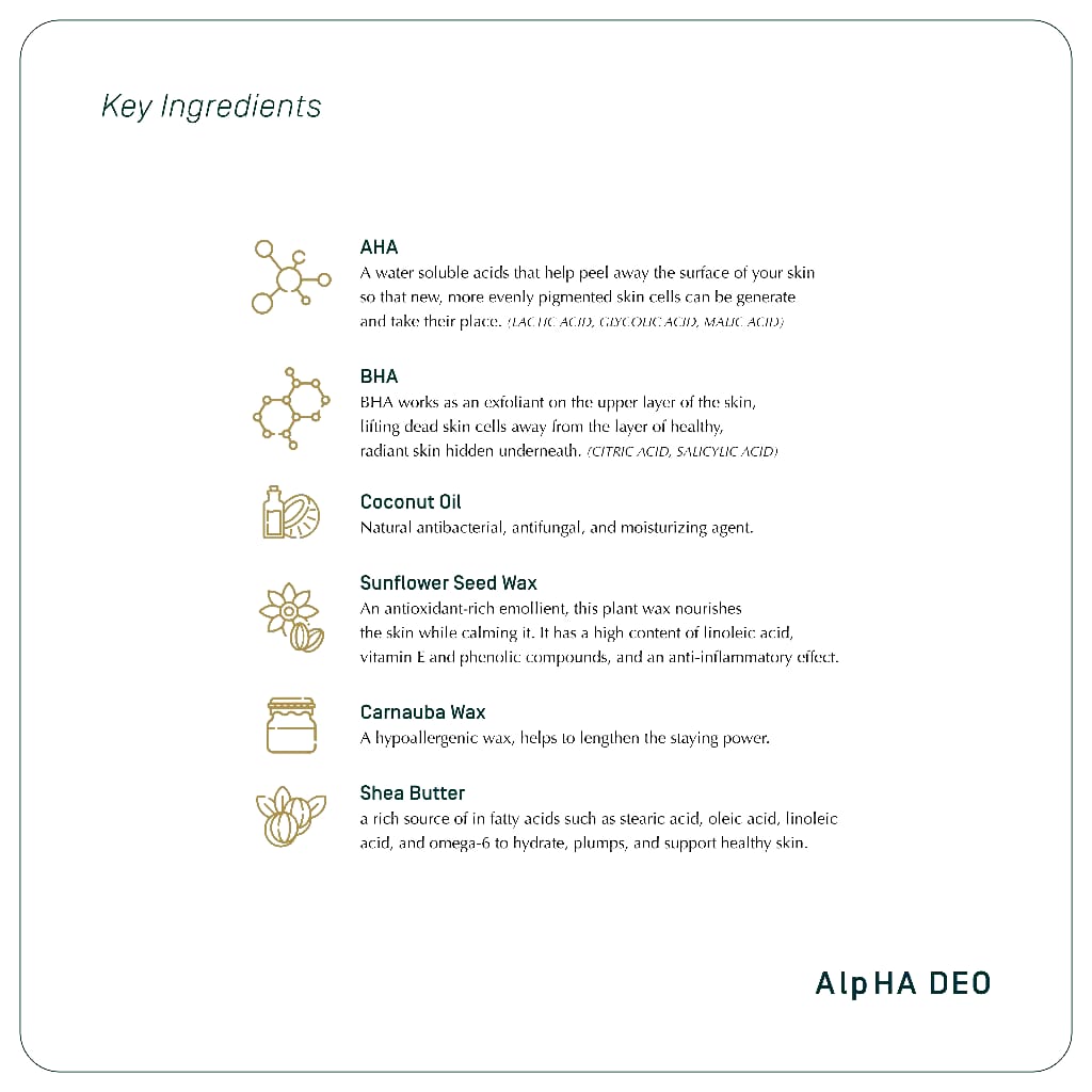 Daya Jitu Perkasa Runa AlpHA AHA Stick Deodorant