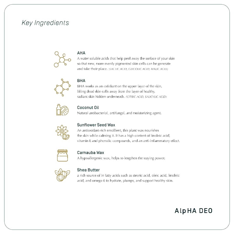 Runa AlpHA AHA Stick Deodorant 4