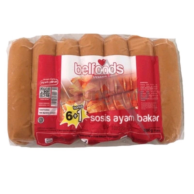 Belfoods Indonesia Belfoods Uenaaak Sosis Bakar (Sosis Ayam)