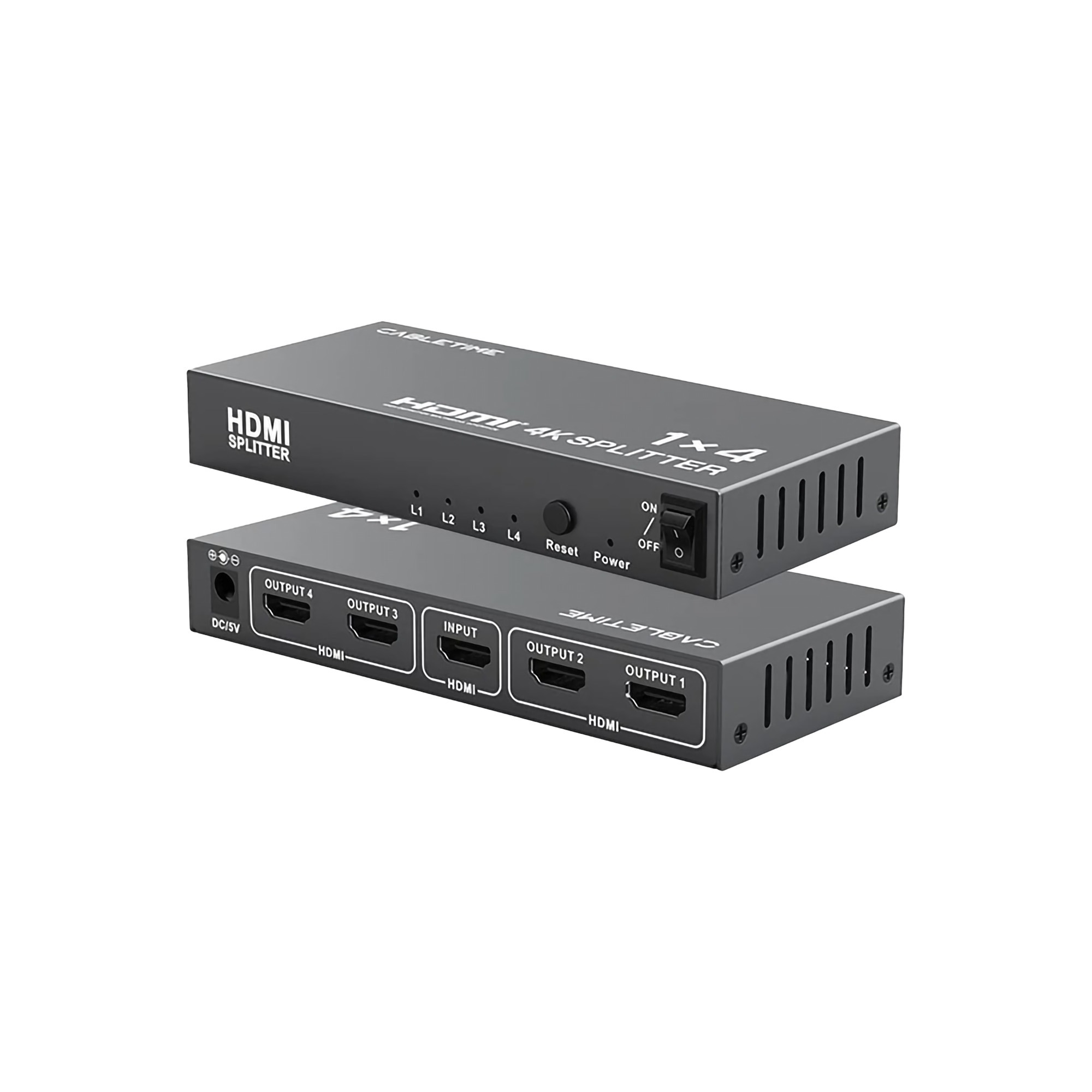 CABLETIME 1x4 HDMI 4K Splitter 1