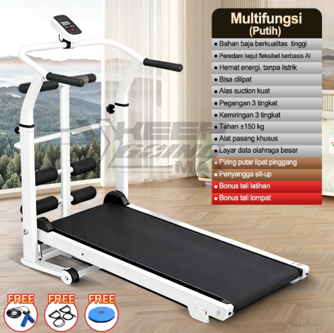Keep Going Max Treadmill Manual Mode Dasar 3