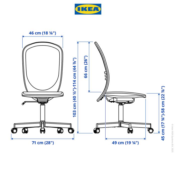Inter IKEA Systems IKEA Flintan Kursi Kerja